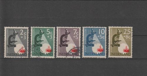 Nederland 1955, NVPH 661 t/m 665, Gestempeld., Postzegels en Munten, Postzegels | Nederland, Gestempeld, Na 1940, Verzenden