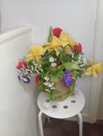 vaas met zijdebloemen, Ophalen, Overige kleuren, Aardewerk of Porselein, Zo goed als nieuw