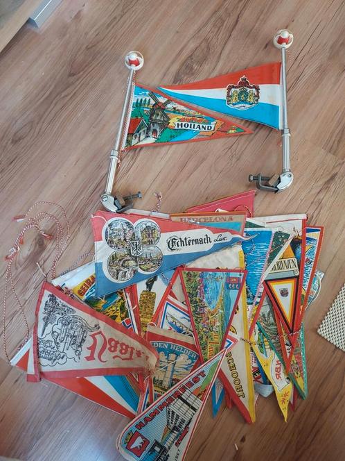 Vintage Oldtimer Vlaggenstokken Fender Poles VW Kever, Auto diversen, Auto-accessoires, Gebruikt, Ophalen of Verzenden