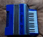 Mooie blauwe accordeon, Overige merken, Gebruikt, Met riemen, Overige formaten