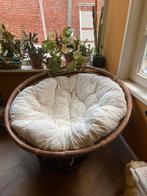 Papasan rotan stoel, Huis en Inrichting, Stoelen, Ophalen, Bruin, Riet of Rotan, Zo goed als nieuw