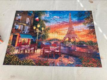 Puzzel 1000 stukjes, Eiffeltoren Parijs beschikbaar voor biedingen