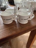 Rivièra Maison Espresso Kopjes met Lepel, Huis en Inrichting, Ophalen, Keramiek, Zo goed als nieuw, Overige stijlen