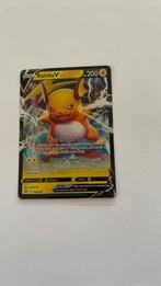 Raichu V pokemon kaart, Ophalen of Verzenden, Zo goed als nieuw, Losse kaart