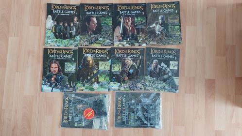 Lord of the Rings DeAgostini tijdschriften - warhammer, Hobby en Vrije tijd, Wargaming, Zo goed als nieuw, Lord of the Rings, Boek of Catalogus