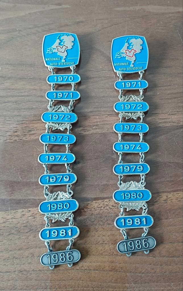 Oude Nationale Auto-Stertocht Speldjes, Verzamelen, Automerken, Motoren en Formule 1, Zo goed als nieuw, Auto's, Ophalen of Verzenden