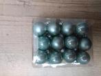24 kerstballen ø 25 mm, glas, mintgroen, Diversen, Kerst, Ophalen of Verzenden, Zo goed als nieuw