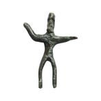 Keltisch bronzen ruiter figuur horserider beeldje, Antiek en Kunst, Antiek | Koper en Brons, Verzenden, Brons