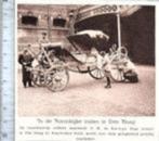 Den haag 1923, kon. Caléche in de koninklijke stallen, Ophalen of Verzenden, Voor 1940, Gebruikt, Overige onderwerpen