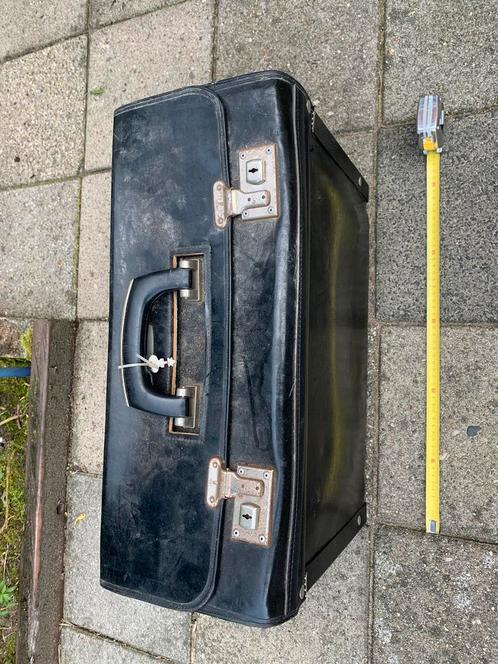 Vintage Gereedschapkoffer,gereedschap koffer van leer, Doe-het-zelf en Verbouw, Gereedschapskisten, Zo goed als nieuw, Ophalen of Verzenden