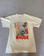 Rhude T-shirt Maat L Beige met Print, Ophalen of Verzenden, Zo goed als nieuw, Beige