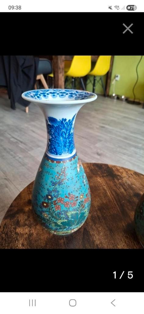 Antieke Japanse vazen Meiji periode, Antiek en Kunst, Antiek | Keramiek en Aardewerk, Ophalen of Verzenden