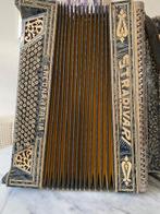 striadivari accordeon, Gebruikt, Met riemen, Knopaccordeon, 120-bas