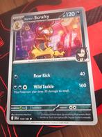 Pokémon kaart - Destined Rivals - Marnie's Scrafty 133/182, Ophalen of Verzenden, Nieuw, Losse kaart