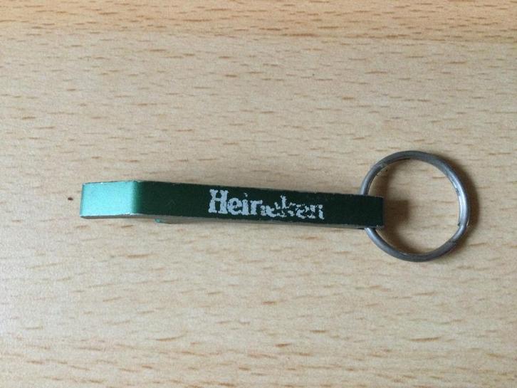 Flesopener / Sleutelhanger firma Heineken bier, Verzamelen, Biermerken, Gebruikt, Flesopener, Heineken, Ophalen of Verzenden