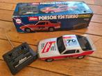 Porsch 924 Turbo Schuco 1:20 vintage met doos werkende, Elektro, Ophalen of Verzenden, Zo goed als nieuw, Onderdeel