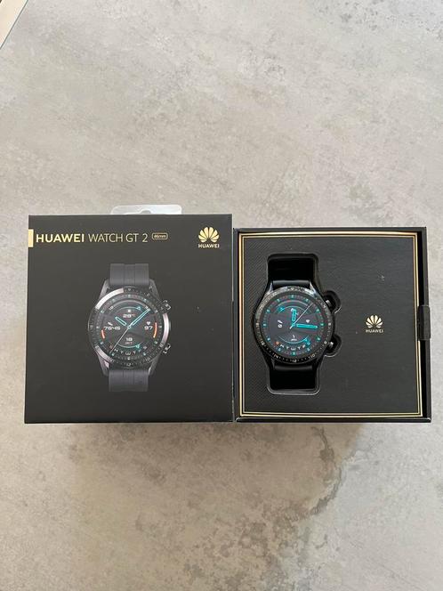 Huawei gt2 smartwatch 46 mm, Sieraden, Tassen en Uiterlijk, Smartwatches, Nieuw, Android, Zwart, Hartslag, Ophalen