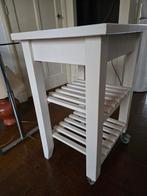 Houten Keukenblok op Wieltjes - Extra Werkblad, Huis en Inrichting, Keuken | Keukenelementen, Ophalen