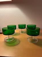 Luminarc Cavalier glaasjes smaragdgroen, Ophalen of Verzenden, Zo goed als nieuw, Overige typen