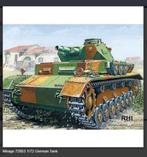 Bouwpakket Mirage-Hobby Mirage 72853 1/72 German Tank Pz.Kpf, Hobby en Vrije tijd, Modelbouw | Auto's en Voertuigen, Overige merken