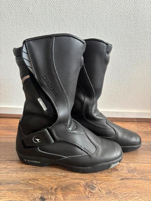 Zwarte motor rijlaarzen Diadora maat 41/42, Motoren, Kleding | Motorkleding, Laarzen, Tweedehands, Ophalen of Verzenden