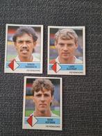Panini Voetbal 87 Feyenoord 3x, Verzenden, Zo goed als nieuw, Feyenoord, Poster, Plaatje of Sticker