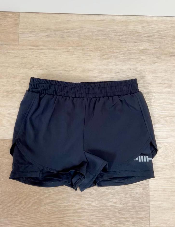 *NIEUW!* Zwarte gymbroek / sportbroekje, Hema, mt 110 / 116, Kinderen en Baby's, Kinderkleding | Maat 110, Nieuw, Meisje, Broek