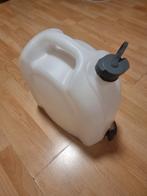 jerrycan met kraantje, Ophalen, Gebruikt