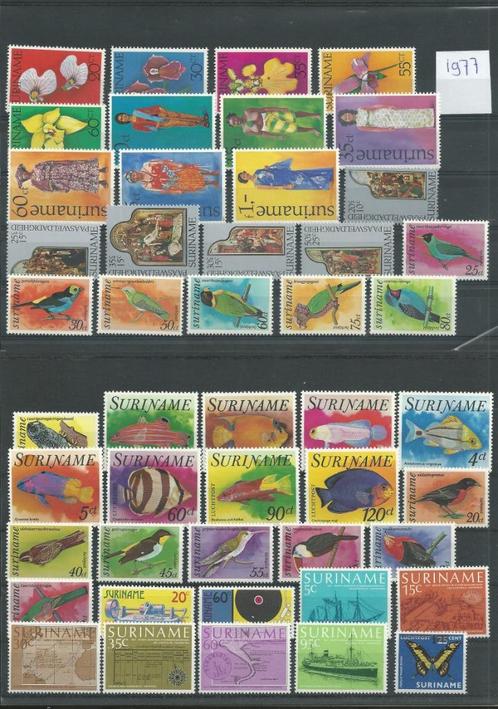 Suriname 1977, complete jaargang, Postfris., Postzegels en Munten, Postzegels | Suriname, Postfris, Verzenden