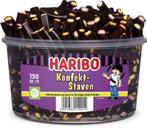 150 Haribo Konfekt Staven - drop - silo - GRATIS BEZORGD, Diversen, Levensmiddelen, Verzenden