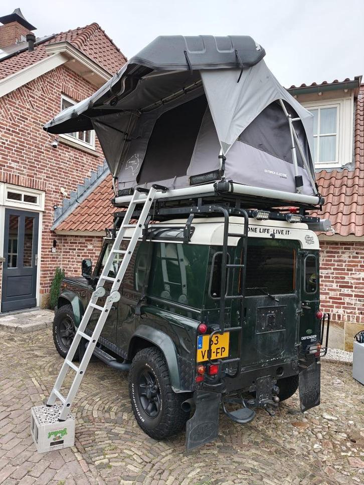 Te huur | Elektrische daktent 2 personen, Caravans en Kamperen, Tenten, tot en met 2, Ophalen