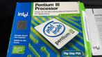 Pentium 3 1ghz CPU met koeler originele doos en boekjes, Computers en Software, Vintage Computers, Ophalen of Verzenden