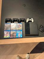 PlayStation 4 met 4 controllers en games, Spelcomputers en Games, Ophalen, Original, Met 3 controllers of meer, 500 GB
