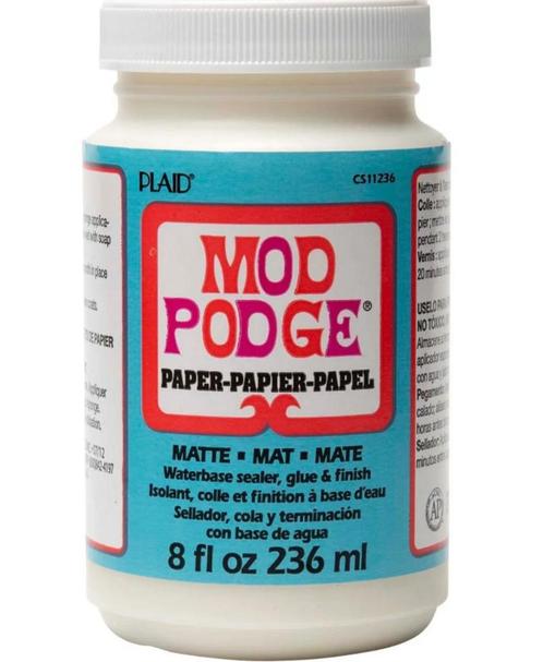 Mod Podge papier mat decoupage laklijm pot 236 ml, Hobby en Vrije tijd, Knutselen, Nieuw, Overige typen, Ophalen of Verzenden