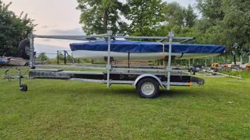 Dubbele en tripple trailers voor splash, laser beschikbaar voor biedingen