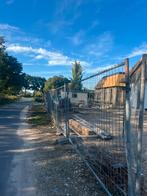 Bouwhekken - 30 stuks met voet en klemmen, Doe-het-zelf en Verbouw, Ophalen of Verzenden, Gebruikt
