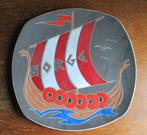 Norge Viking 1008 wandbord aardewerk Noorwegen noorman, Antiek en Kunst, Ophalen of Verzenden