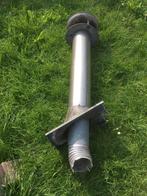 afvoer pijp rvs aluminium met dakpan dakdoorvoer, Doe-het-zelf en Verbouw, Ophalen, Afvoer, Nieuw, Rvs