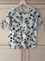 Dames shirt wit met bloemmotief Clockhouse maat L, Ophalen of Verzenden, Zo goed als nieuw, Wit, Korte mouw