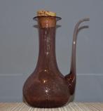 La Verrerie de Biot glazen oliekan / kan met kurk, Antiek en Kunst, Antiek | Glas en Kristal, Ophalen