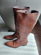 Santoni laarzen 38.5, Hoge laarzen, Bruin, Ophalen of Verzenden, Zo goed als nieuw