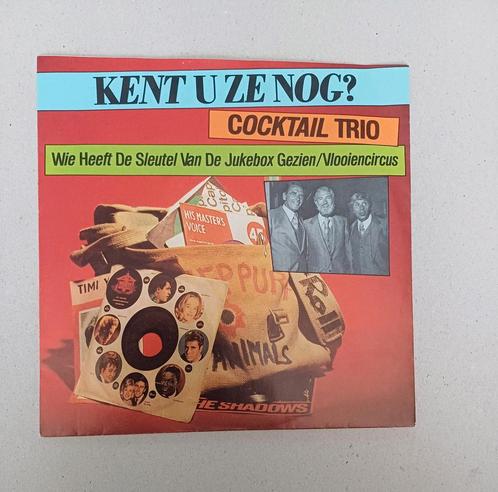 Cocktail Trio - Wie Heeft De Sleutel Van De Jukebox Gezien, Cd's en Dvd's, Vinyl Singles, Zo goed als nieuw, Single, Pop, 7 inch