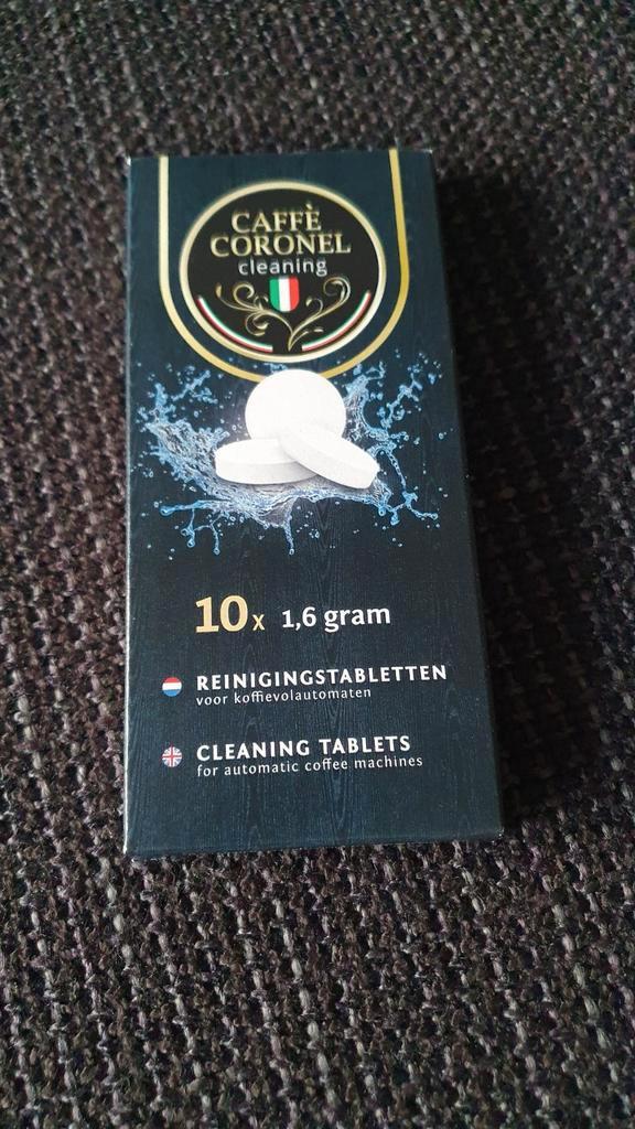 Caffe Coronel Reinigingstabletten 10x1,6g, Witgoed en Apparatuur, Koffiezetapparaten, Nieuw, Koffiemachine, Ophalen of Verzenden