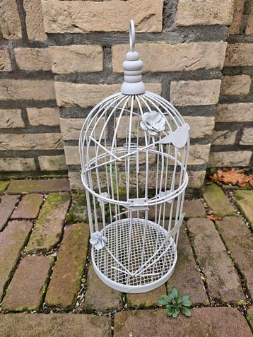 Decoratief Vogelkooitje - Wit beschikbaar voor biedingen