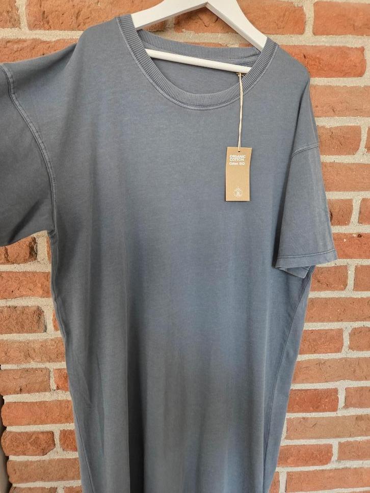 Eco T-shirtjurk – biologisch katoen – nieuw met label, Kleding | Dames, Jurken, Nieuw, Grijs, Knielengte, Ophalen of Verzenden