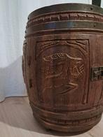 Houten drankton, Ophalen