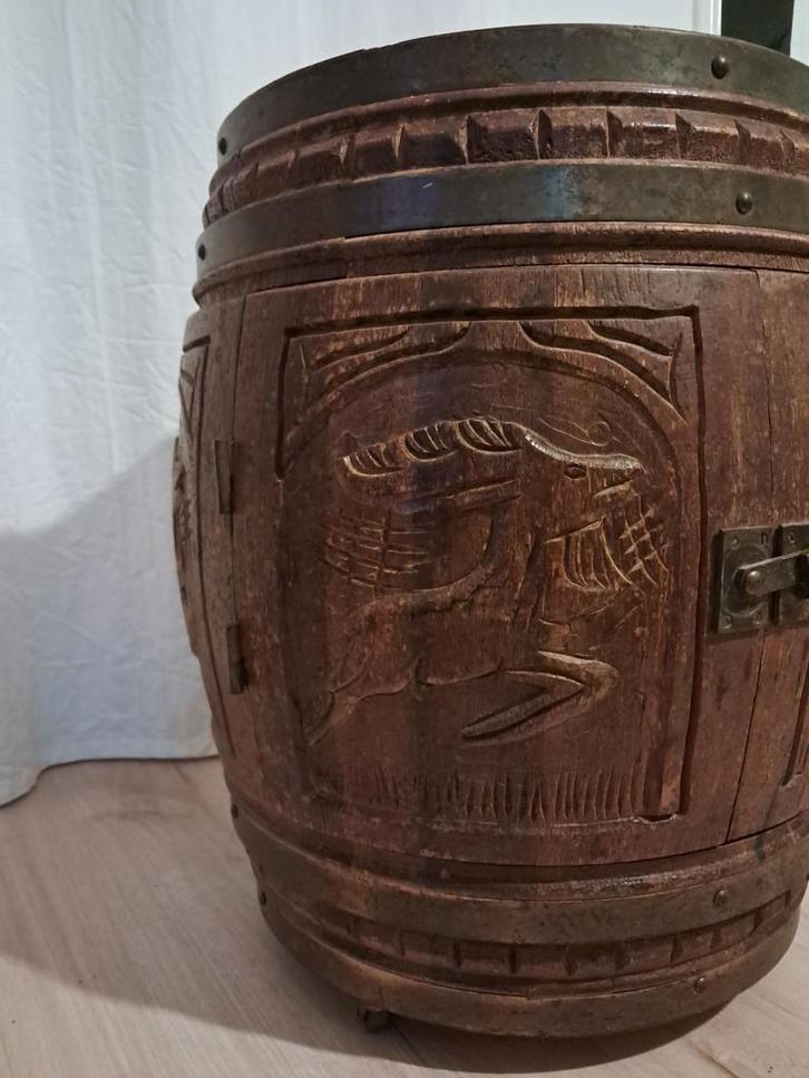 Houten drankton, Huis en Inrichting, Barren, Ophalen