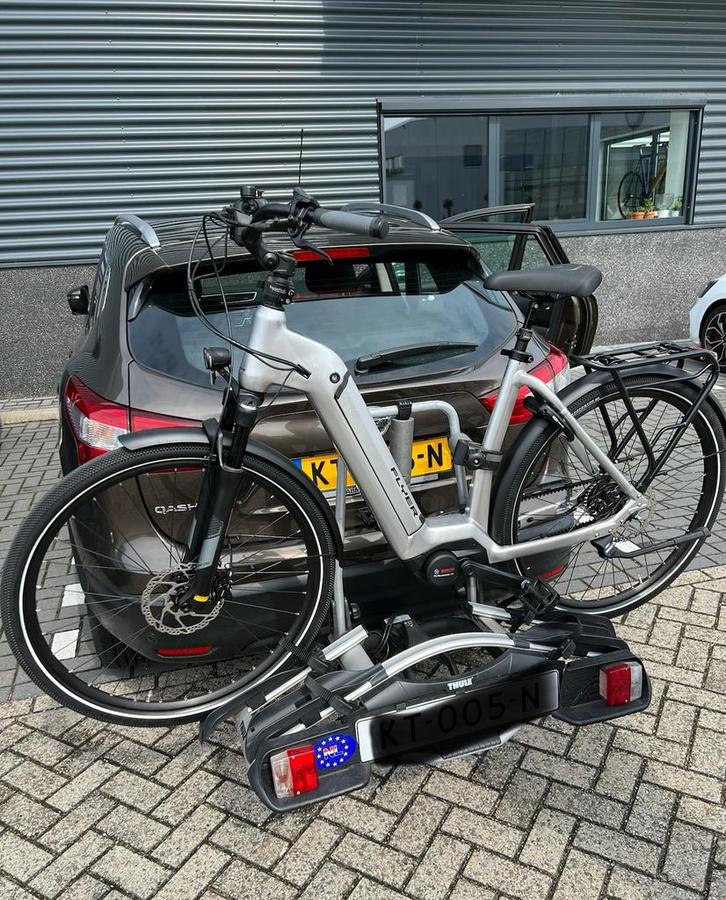 Thule EuroWay G2 920 fietsendrager – 2 fietsen, Auto diversen, Fietsendragers, Gebruikt, Trekhaakdrager, Ophalen