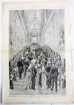 2 tekeningen gravures 1888 fr kranten - president Frankrijk, Verzenden