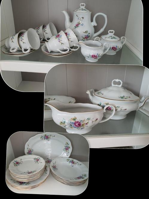 Compleet Jarolina servies 6 persoons, Antiek en Kunst, Antiek | Servies compleet, Ophalen of Verzenden